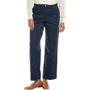 DONNI. Navy Wide Leg Pants